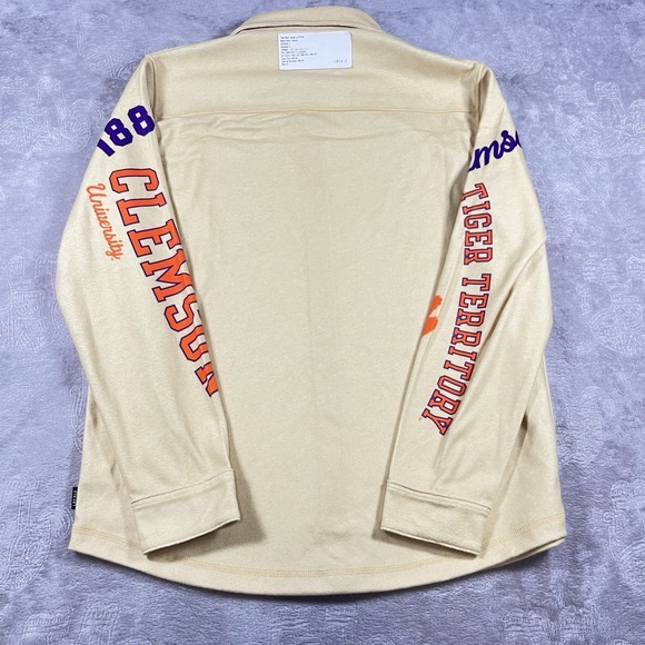 Clemson University Tigers Button Up Long Sleeve Shirt‎ Size Large Spirit Wear - Picture 8 of 10